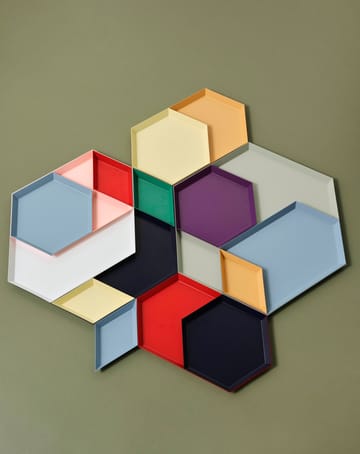 Kaleido tarjotin M - Dusty blue - HAY
