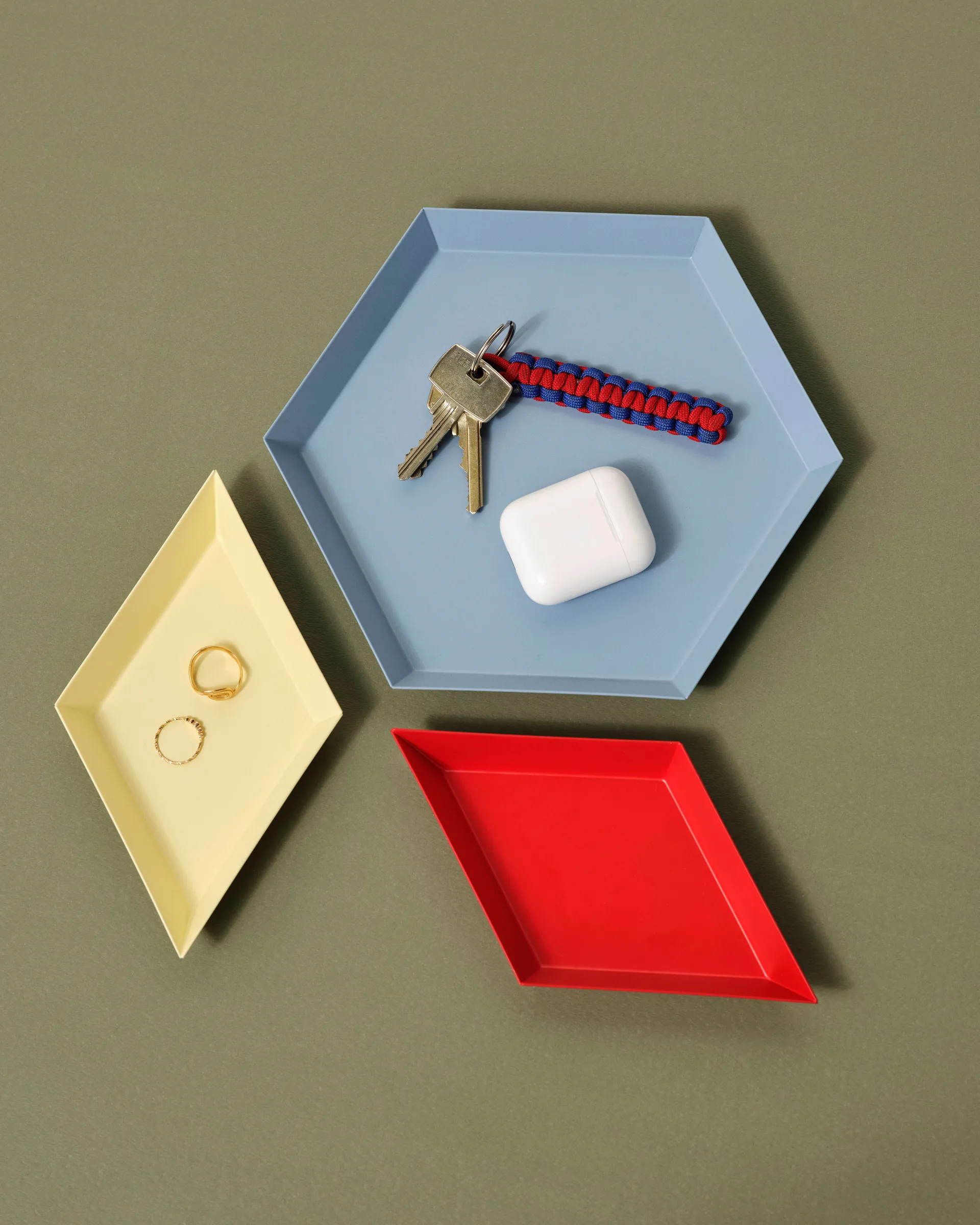 Kaleido tarjotin XS, Dusty yellow HAY