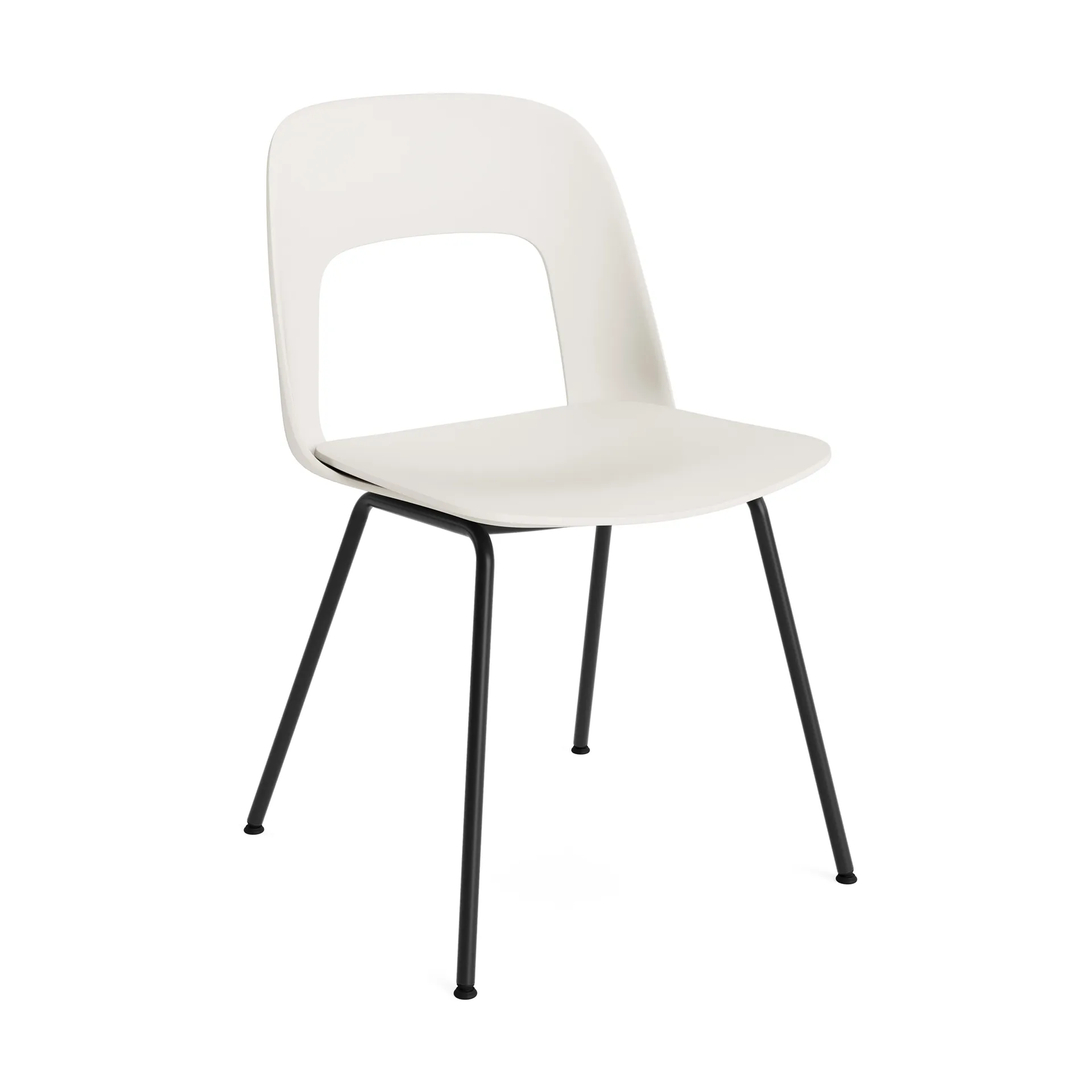 Layout Chair 111 tuoli, Cream white-black HAY