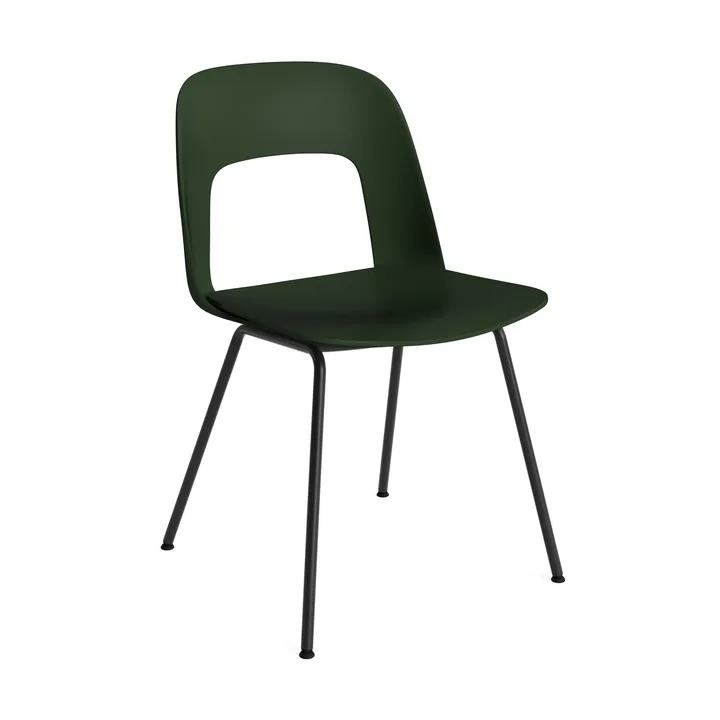 Layout Chair 111 tuoli - Pullonvihreä-musta - HAY
