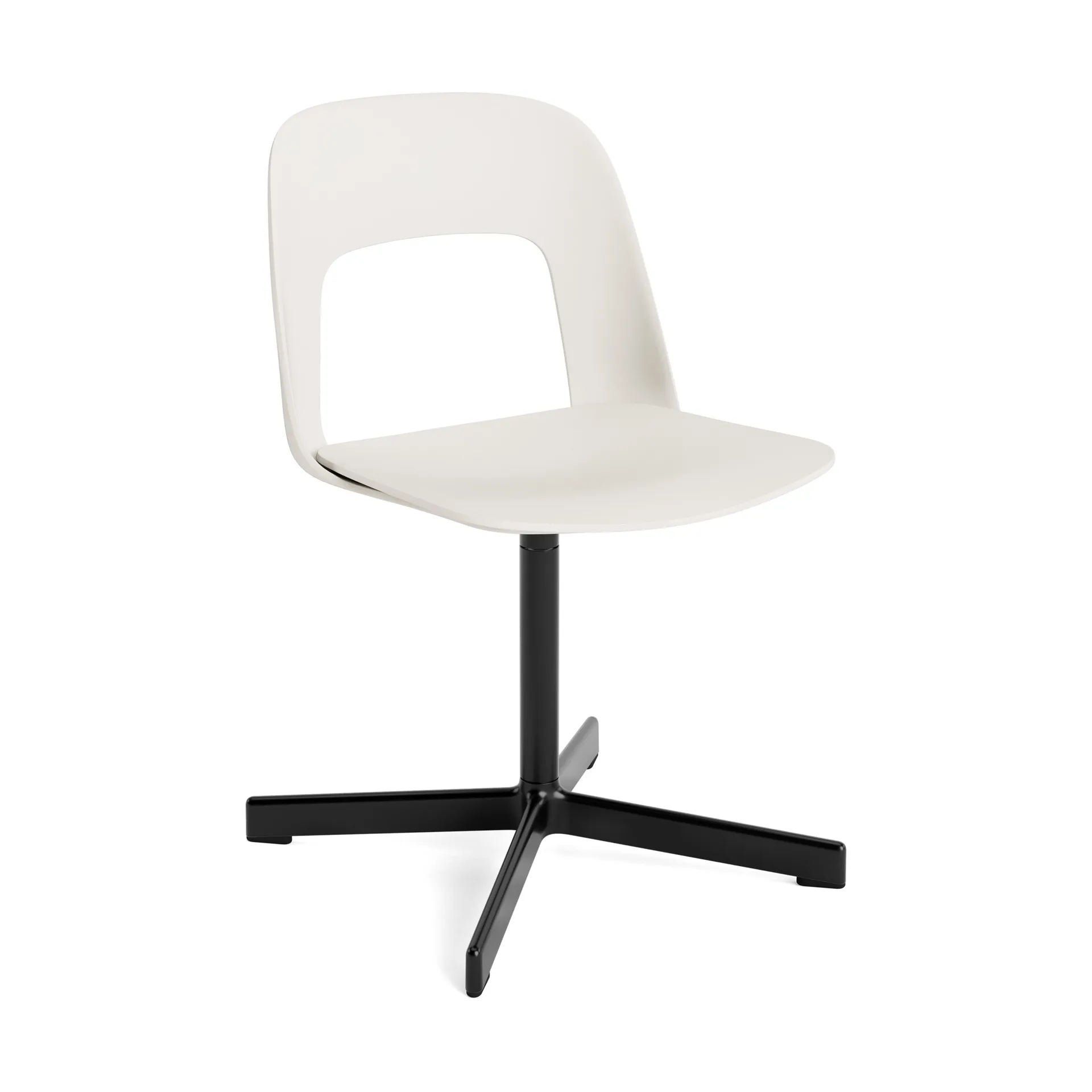 Layout Chair 131 tuoli, Cream white-black HAY