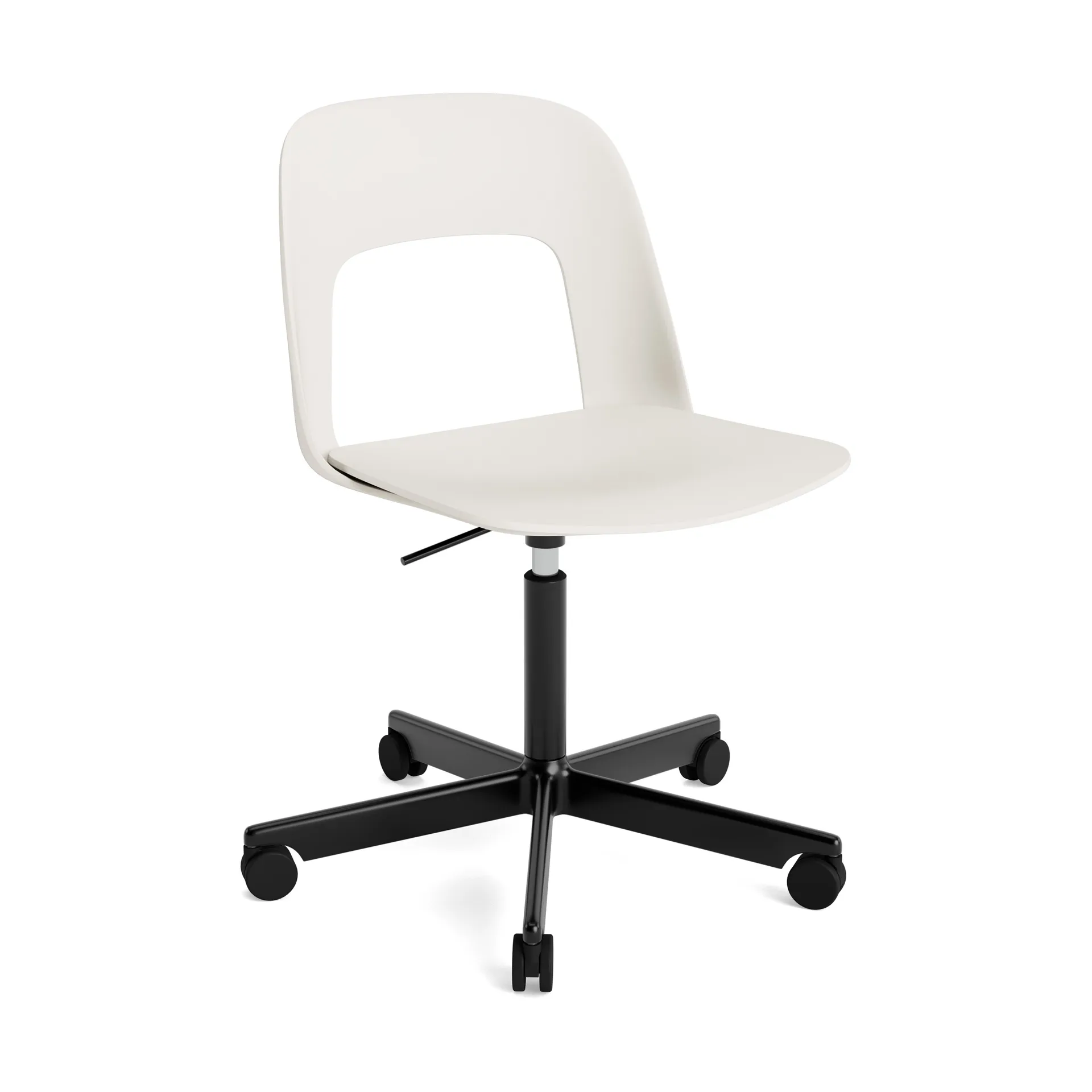 Layout Chair 141 tuoli, Cream white-black HAY