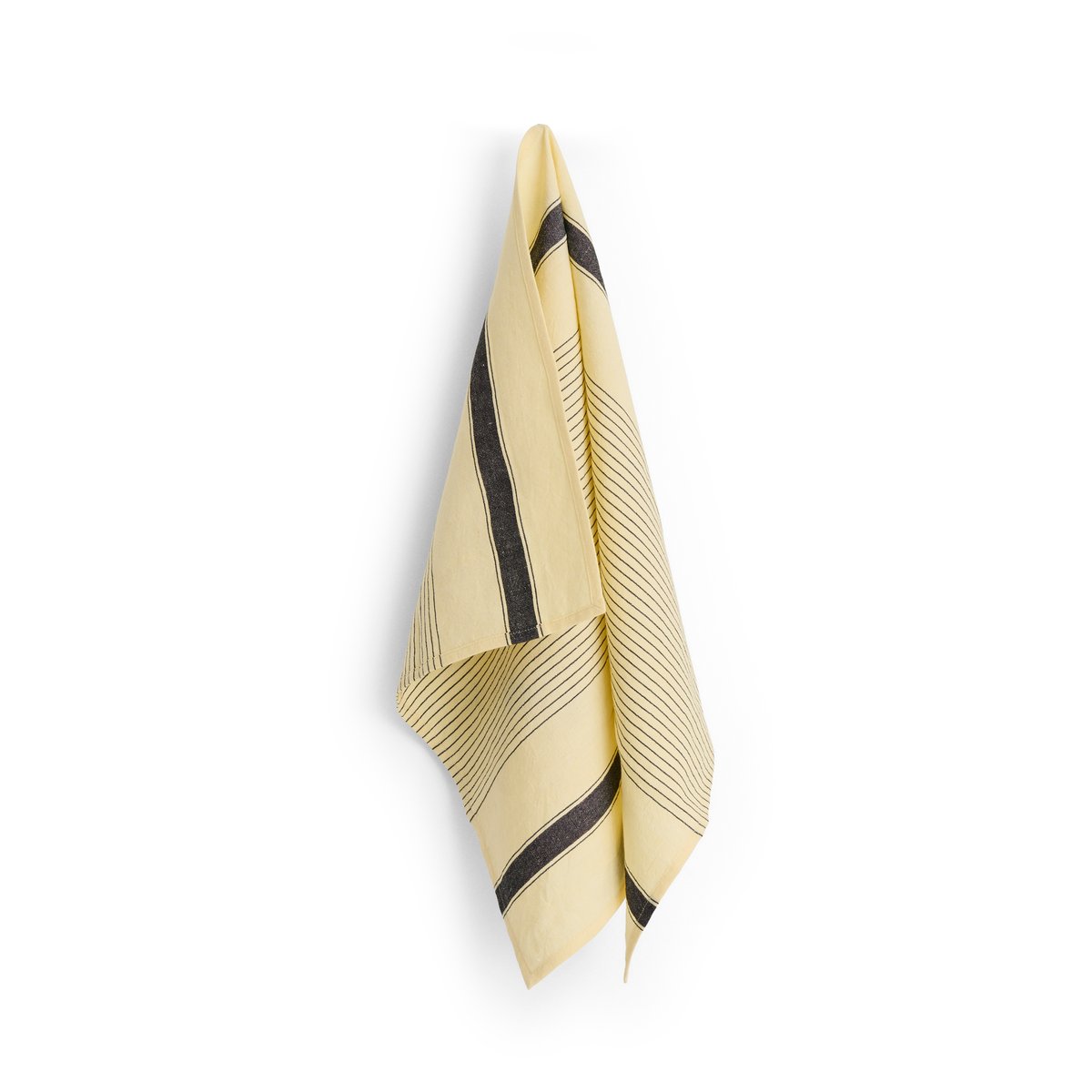 HAY Linear keittiöpyyhe 52x80 cm Soft yellow | Skandinaavinen Sisustus | Keittiöpyyhkeet | Keltainen