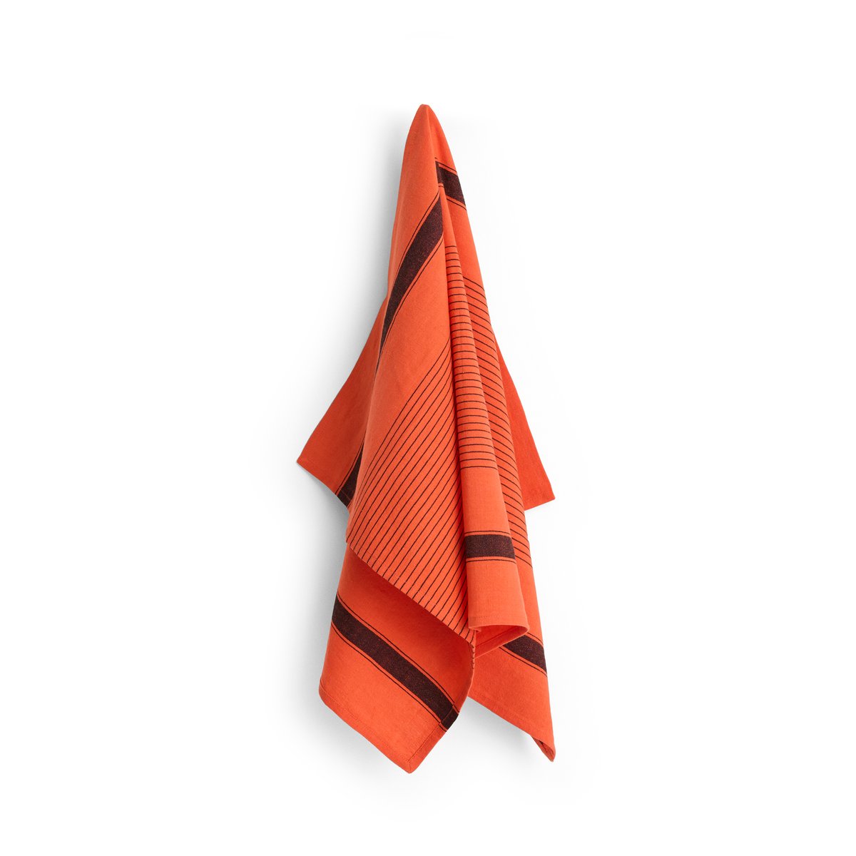 HAY Linear keittiöpyyhe 52x80 cm Warm red | Skandinaavinen Sisustus | Keittiöpyyhkeet | Punainen