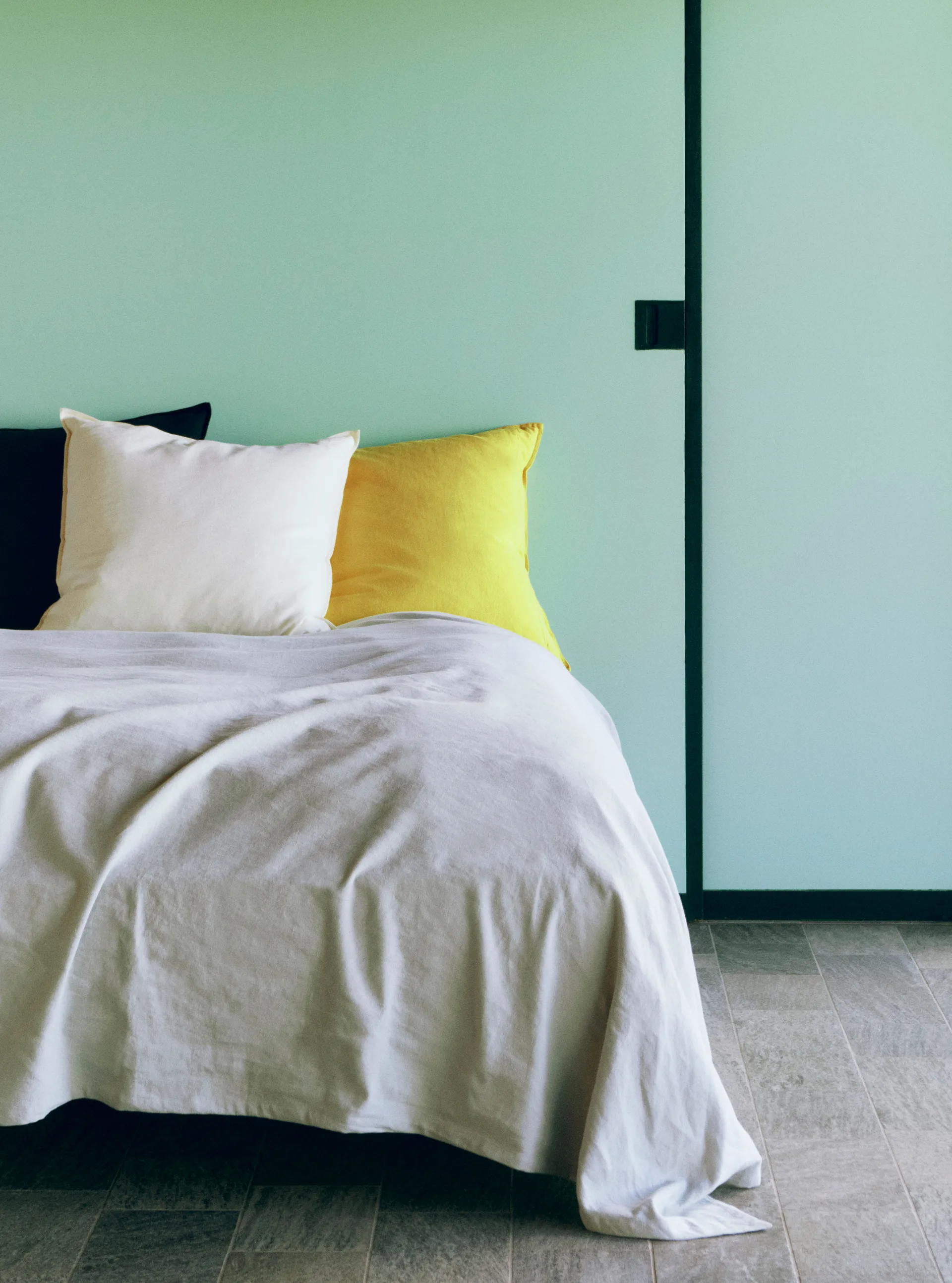 Linen päiväpeite 240x260 cm, Sky grey HAY