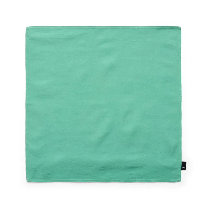 Linen tyynynpäällinen 50x50 cm - Emerald green - HAY