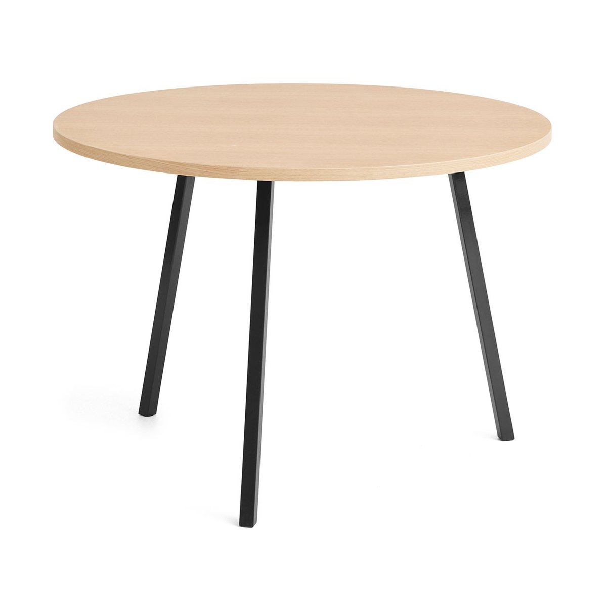 HAY Loop Stand ruokapöytä 105 cm Black-clear lacq. oak