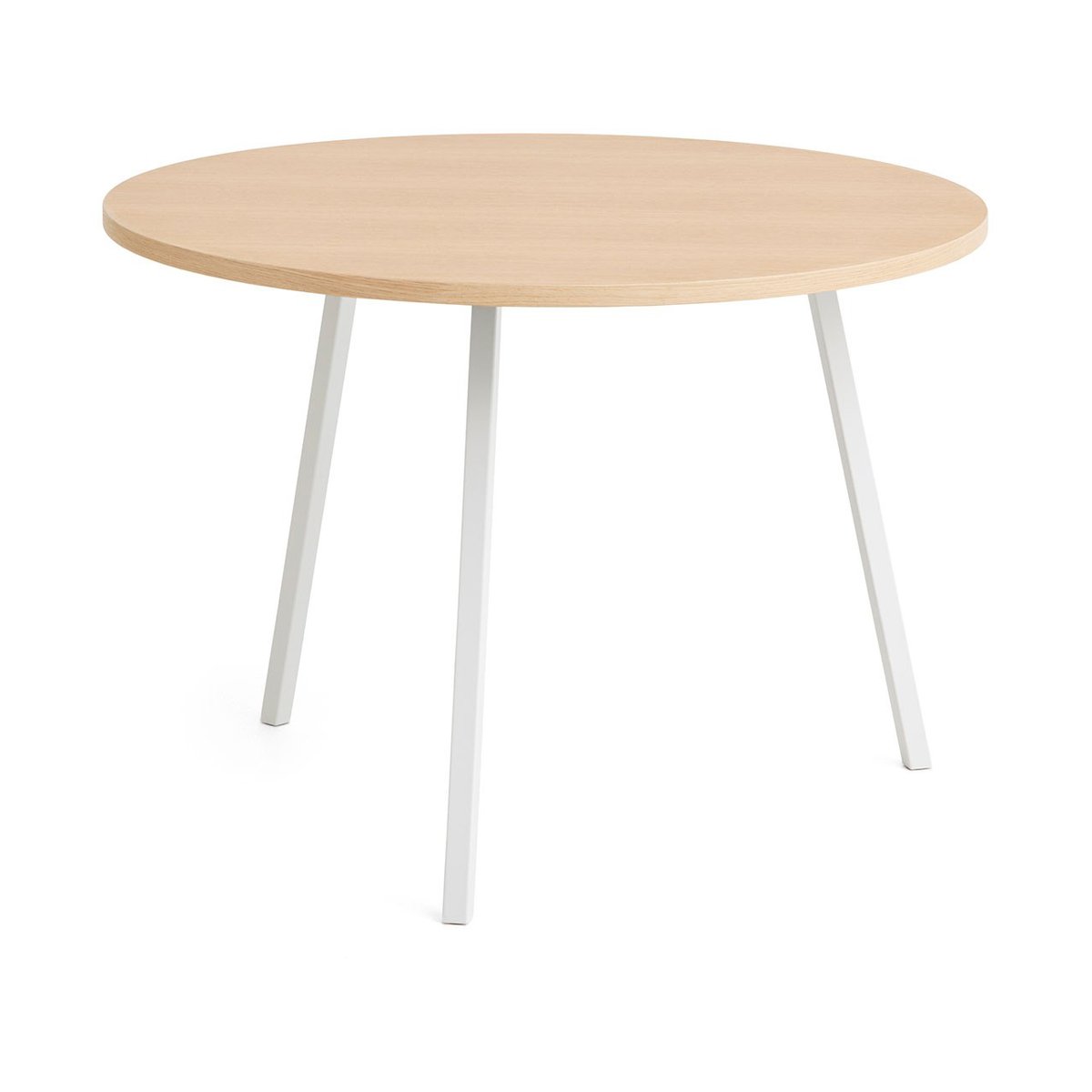 HAY Loop Stand ruokapöytä 105 cm White-clear lacq. oak