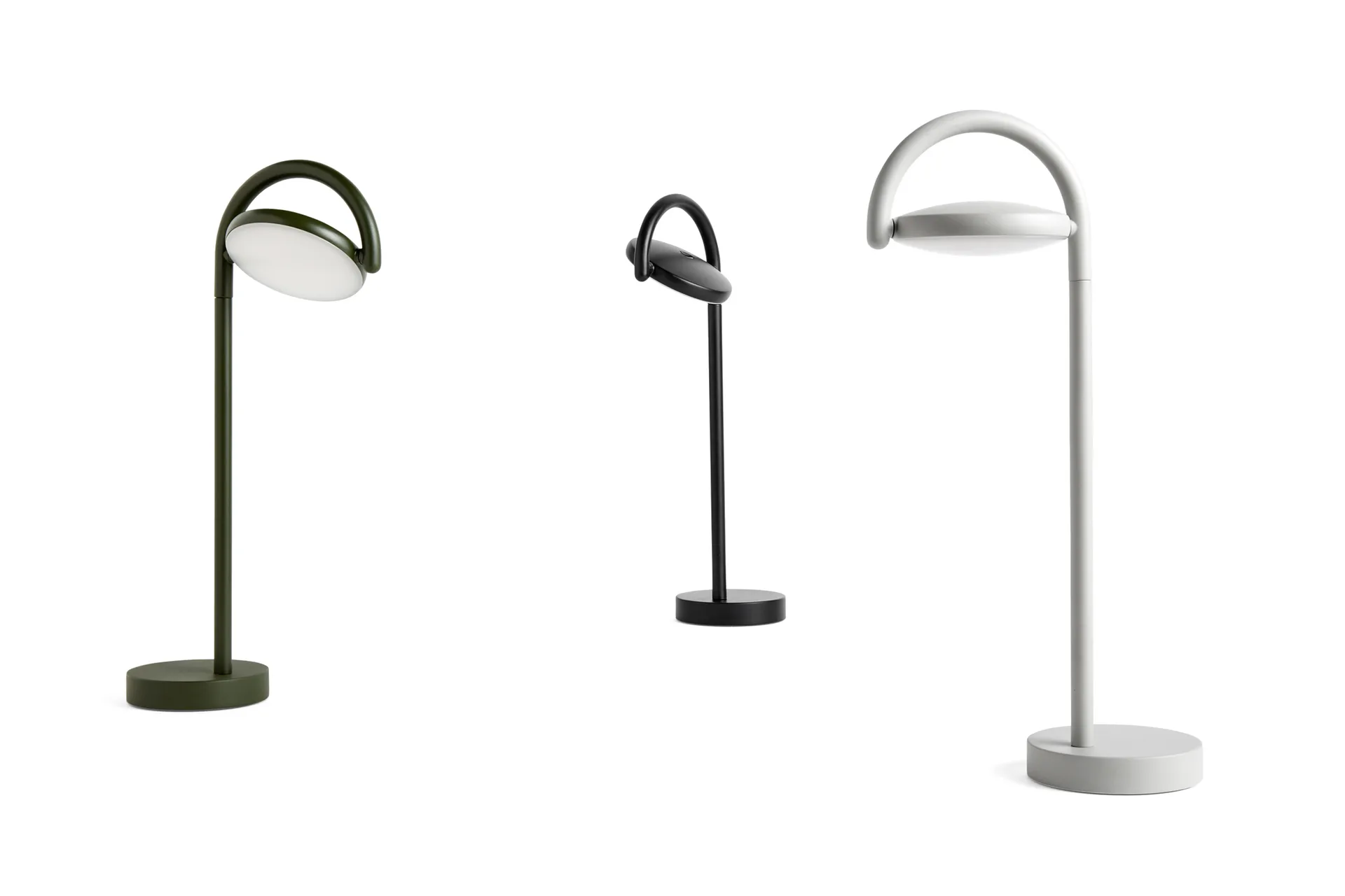 Marselis table pöytävalaisin, Soft black HAY