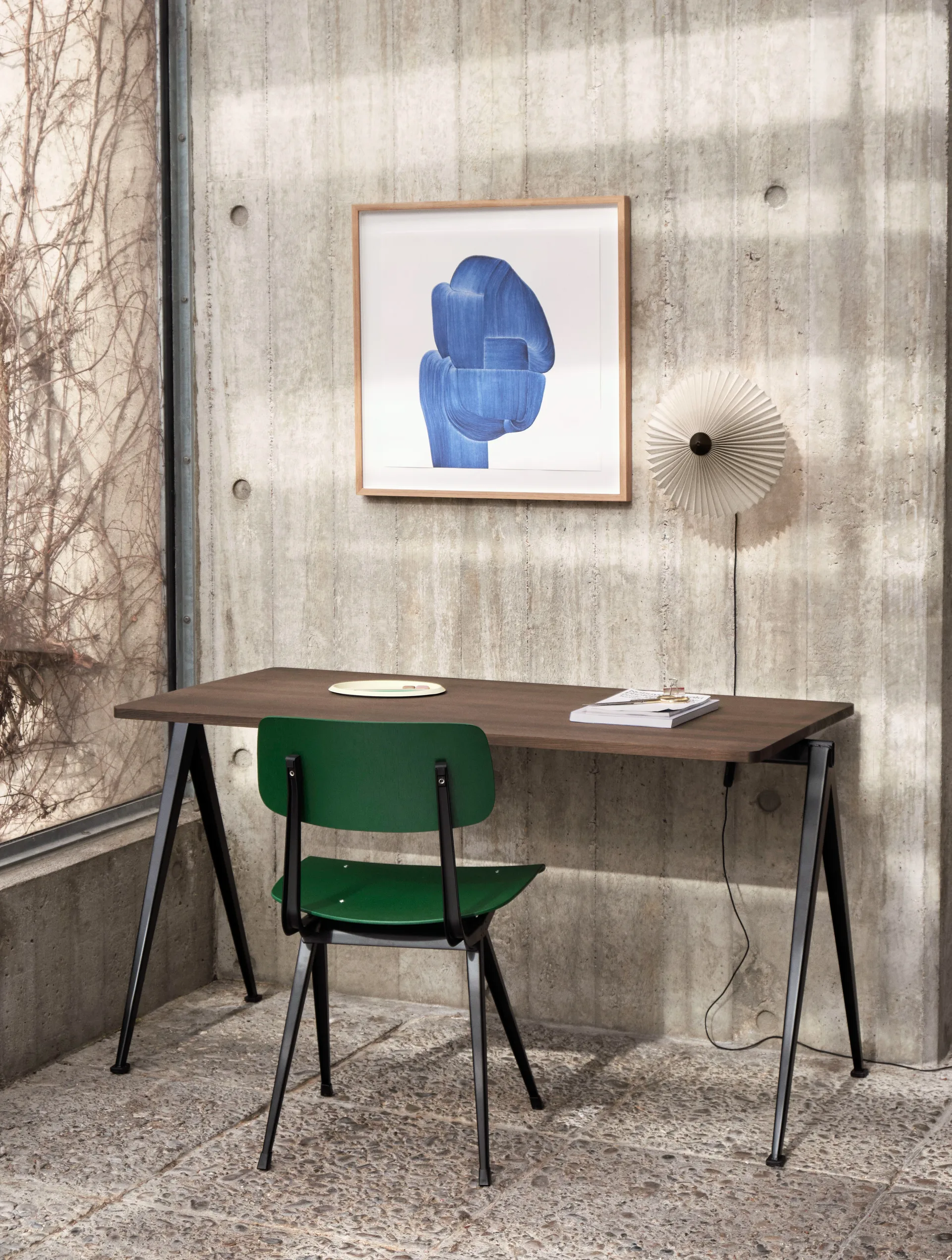 Matin flush mount -plafondi Ø 38 cm, White shade HAY