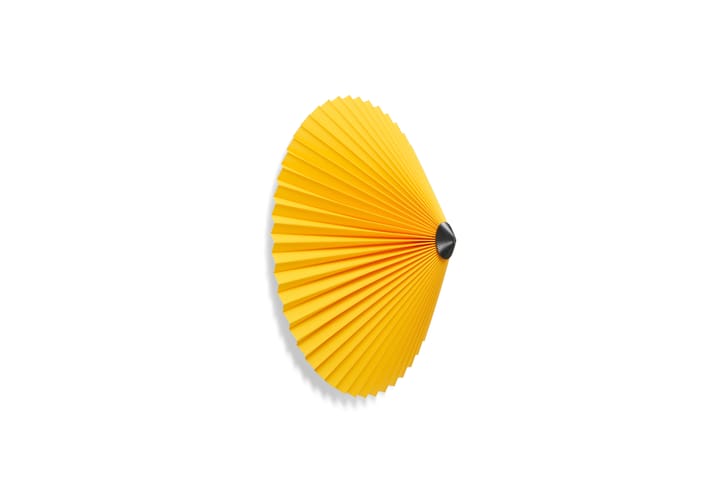 Matin flush mount -plafondi Ø 38 cm, Yellow shade HAY