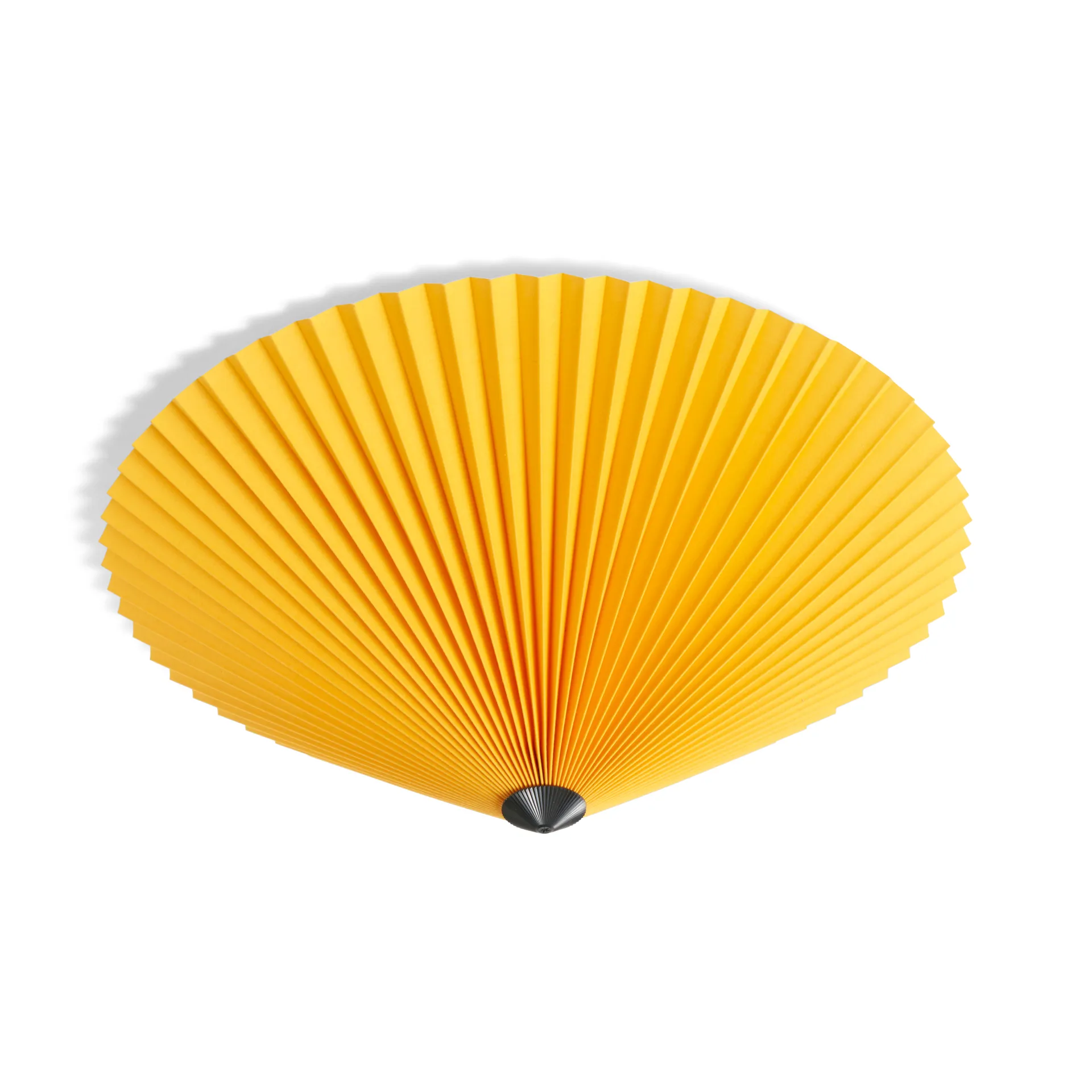 Matin flush mount -plafondi Ø 50 cm, Yellow shade HAY