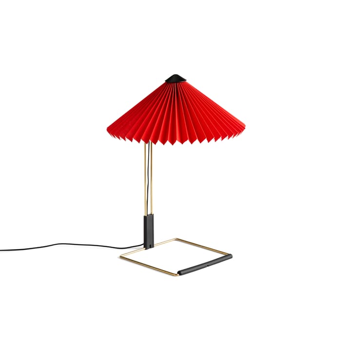 Matin table pöytävalaisin Ø30 cm - Bright red shade - HAY