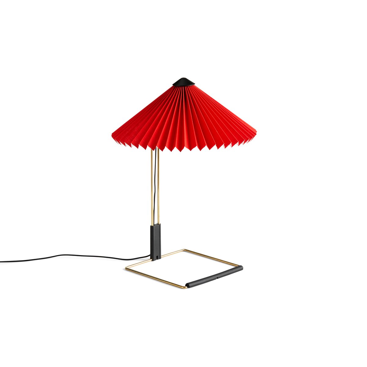HAY Matin table -pöytävalaisin Ø 30 cm Bright red shade