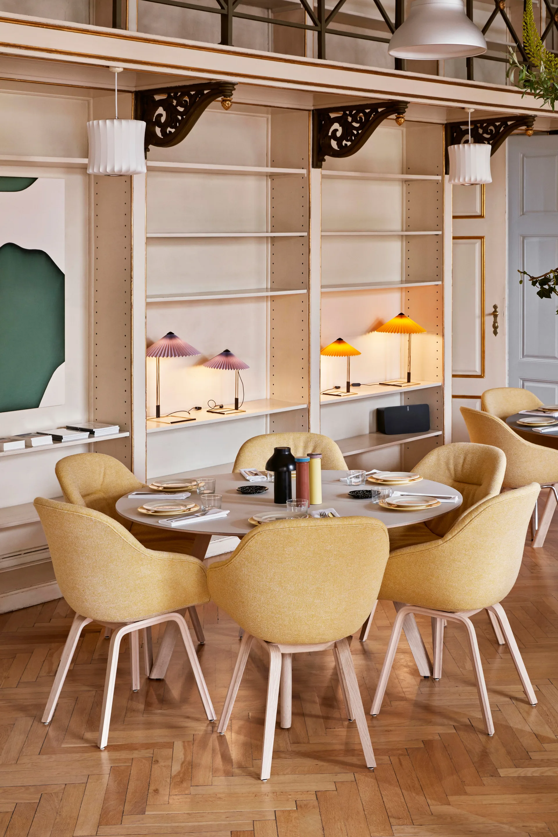 Matin table -pöytävalaisin Ø 30 cm, Lavender shade HAY