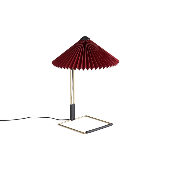 Matin table -pöytävalaisin Ø 30 cm - Oxide red shade - HAY