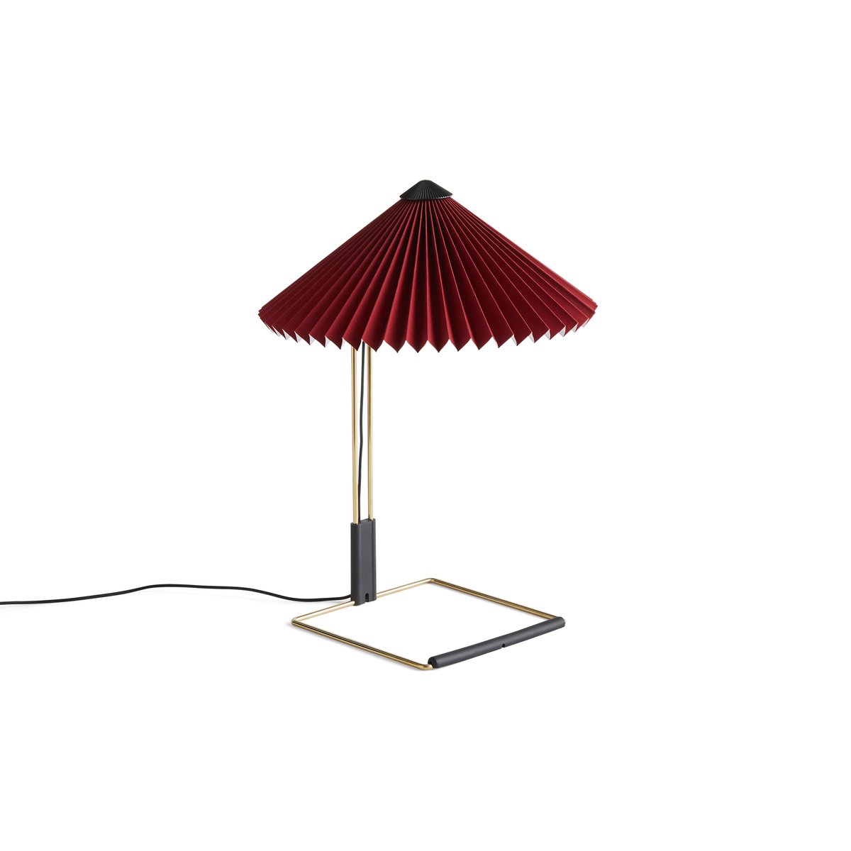 HAY Matin table -pöytävalaisin Ø 30 cm Oxide red shade