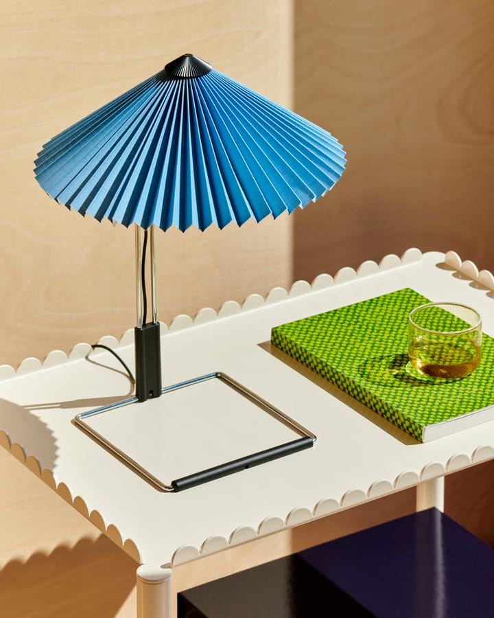 Matin table -pöytävalaisin Ø 30 cm, Placid blue-steel HAY
