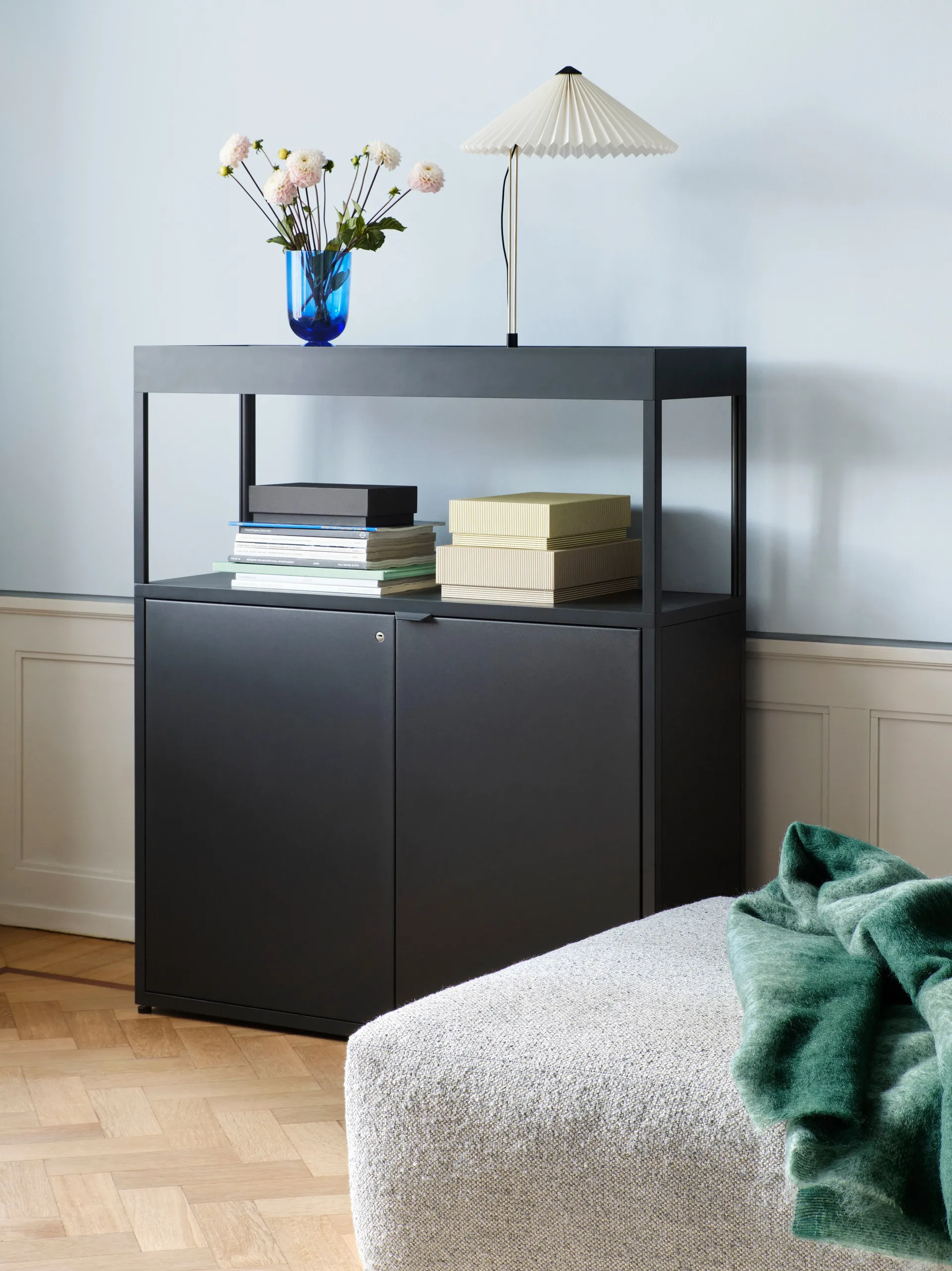 Matin table pöytävalaisin Ø38 cm, White shade HAY