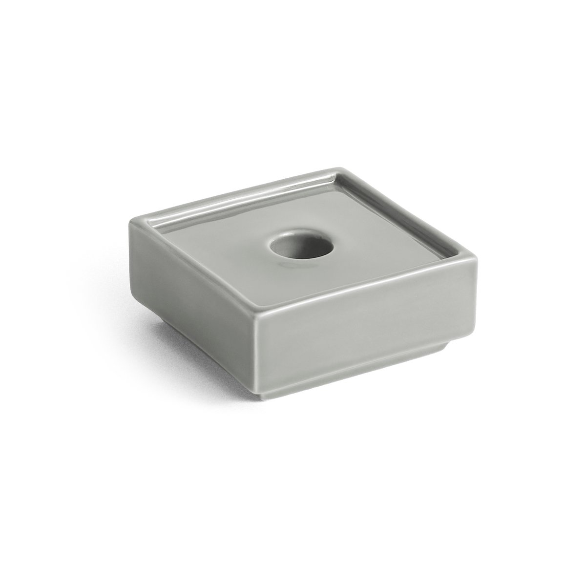 HAY Mattone kynttilänjalka small Light grey | Skandinaavinen Sisustus | Kynttilälyhdyt & Kynttilävadit | Harmaa