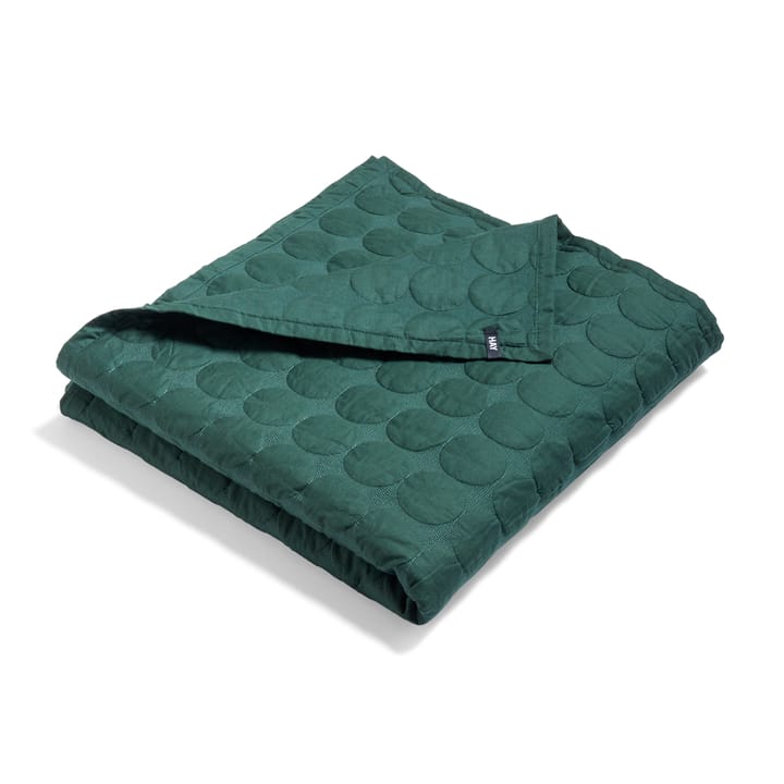 Mega Dot -päiväpeite 235x245 cm, Dark green HAY