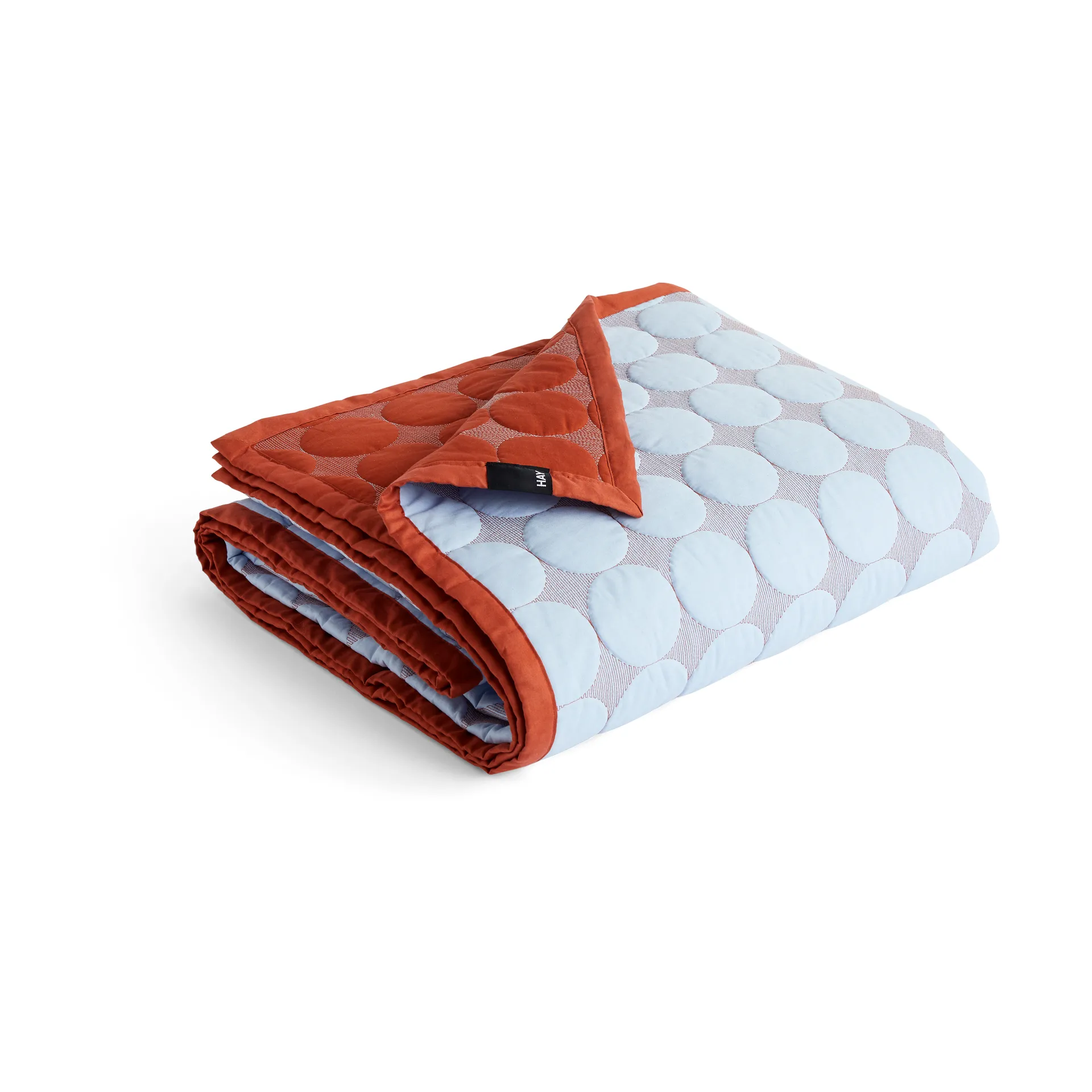 Mega Dot -päiväpeite 235x245 cm, Light blue HAY