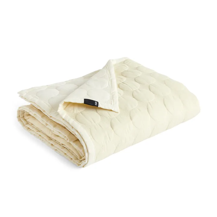 Mega Dot päiväpeite organic 195x245 cm - Ivory - HAY