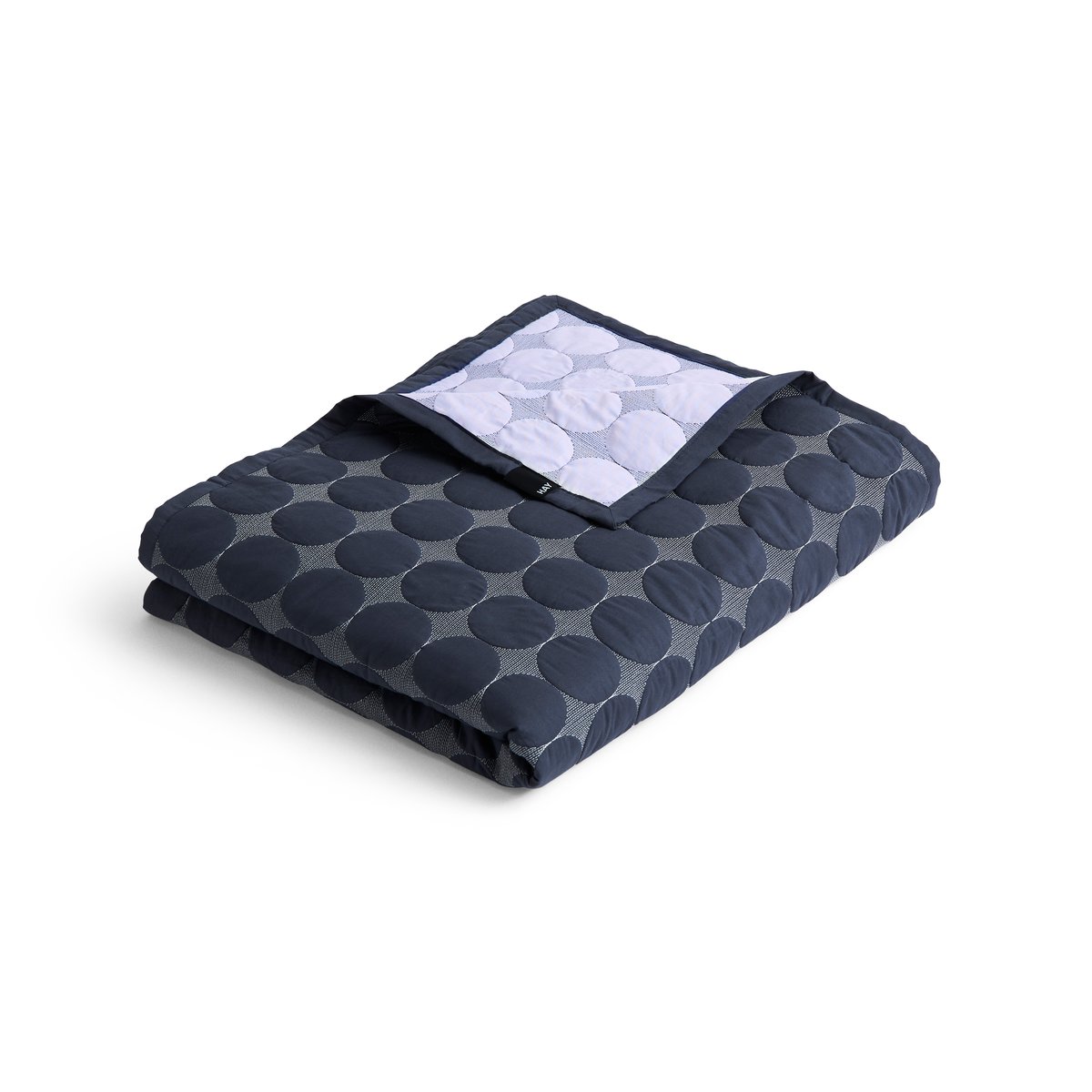 HAY Mega Dot päiväpeite organic 260x260 cm Midnight blue