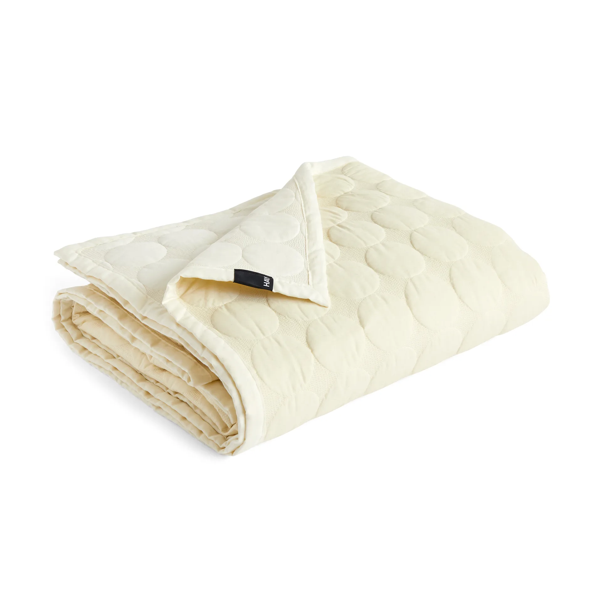 Mega Dot päiväpeitto organic 235x245 cm, Ivory HAY