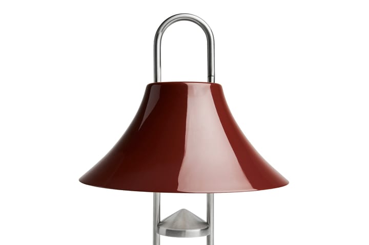 Mousqueton kannettava pöytävalaisin 30,5 cm, Iron red HAY
