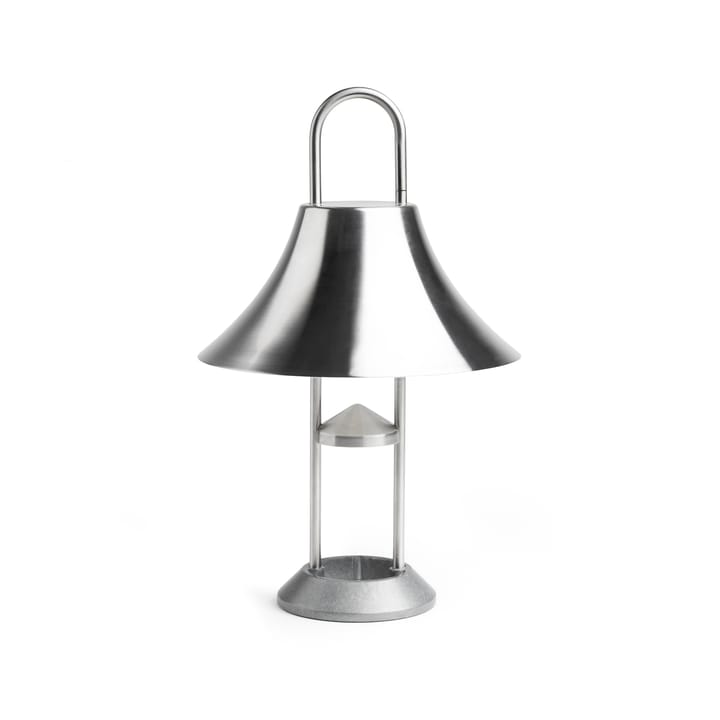 Mousqueton kannettava pöytävalaisin - Brushed stainless steel - HAY