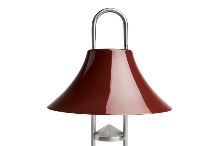 Mousqueton kannettava pöytävalaisin, Iron red HAY