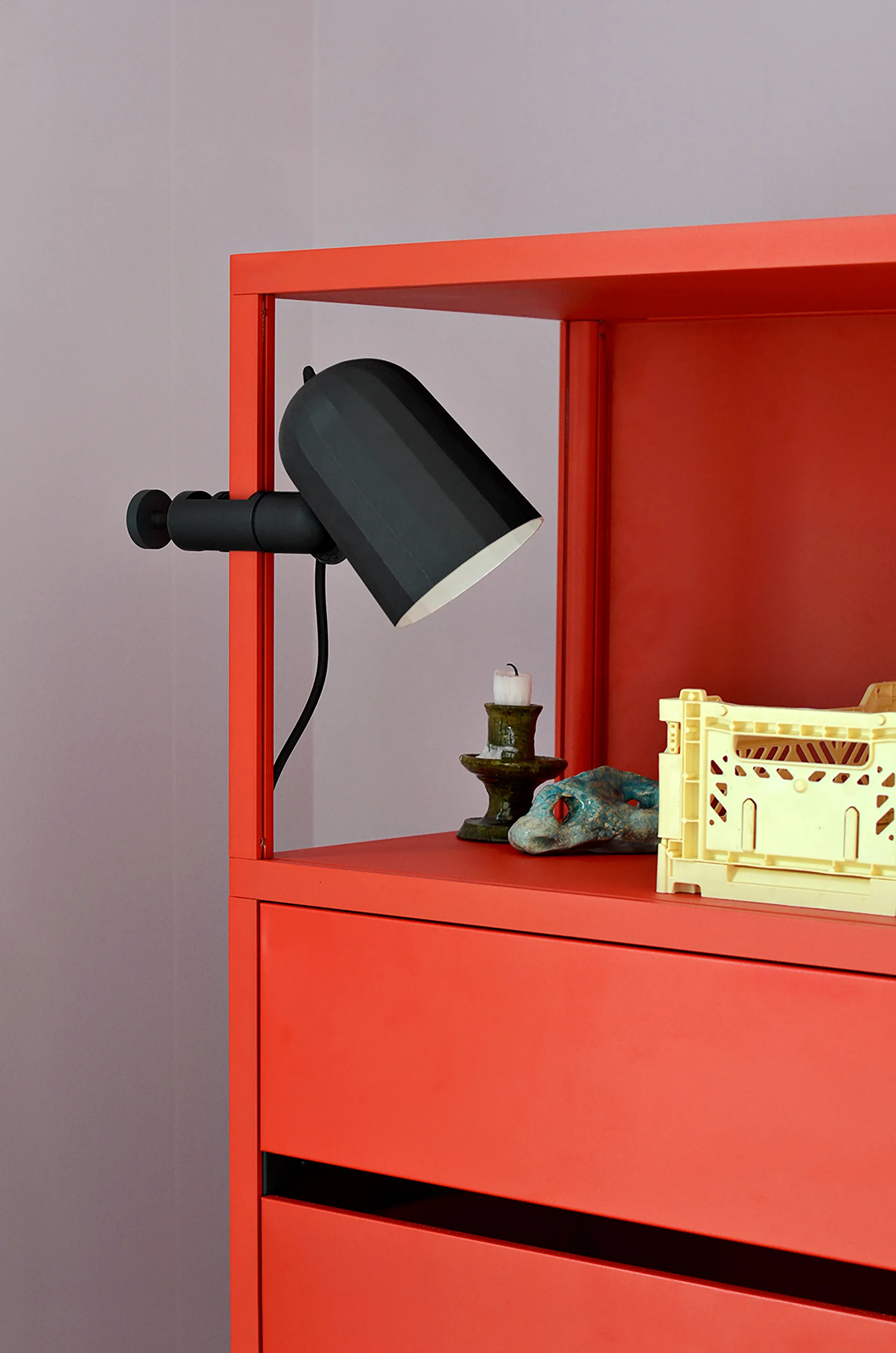 Noc clamp nipistinvalaisin, Tummanharmaa HAY