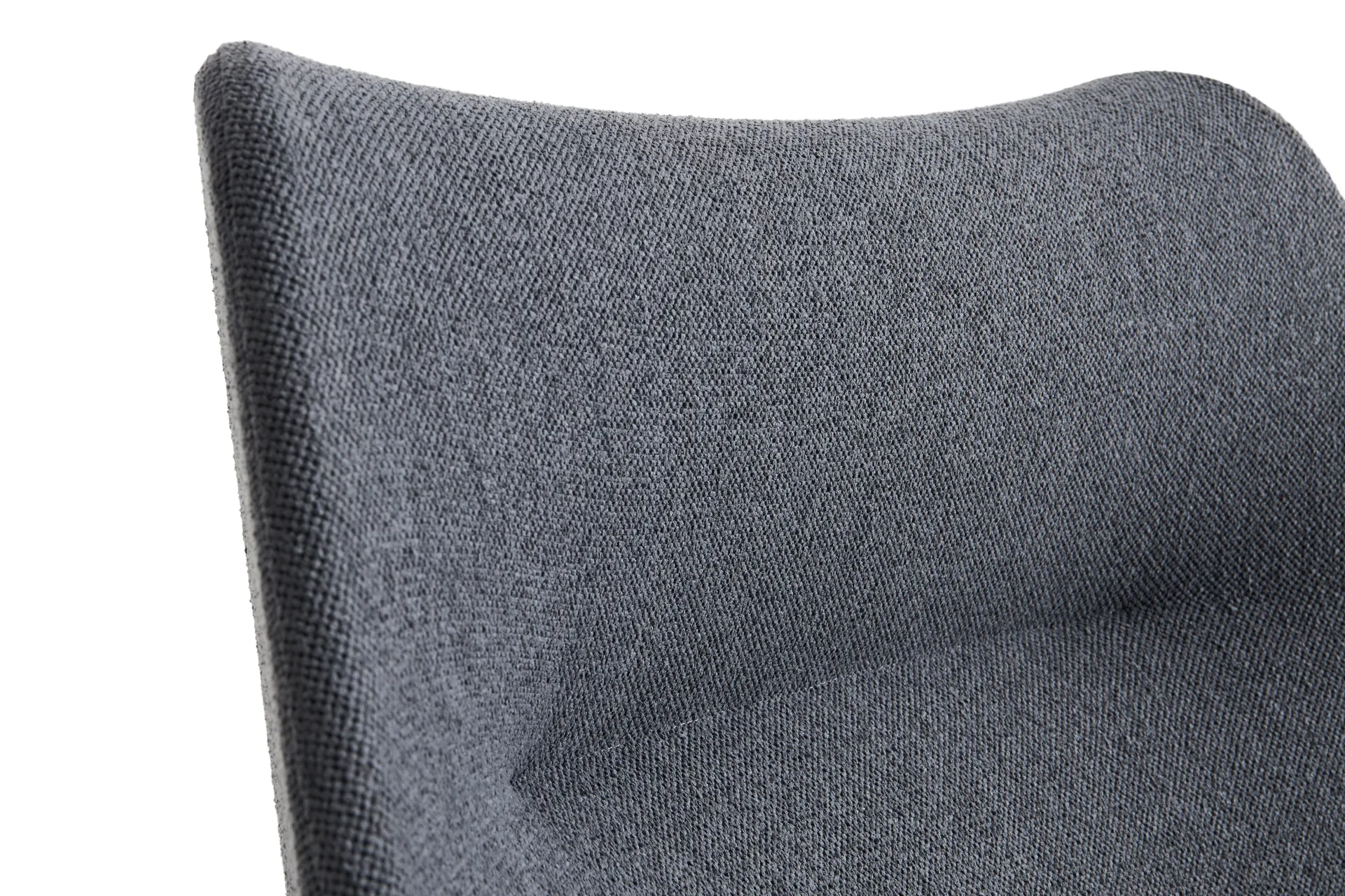 O2 Lounge Chair nojatuoli, Soft grey-mustamaalattu teräs HAY