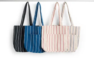 Outdoor Market kangaskassi - Blue-beige, medium - HAY