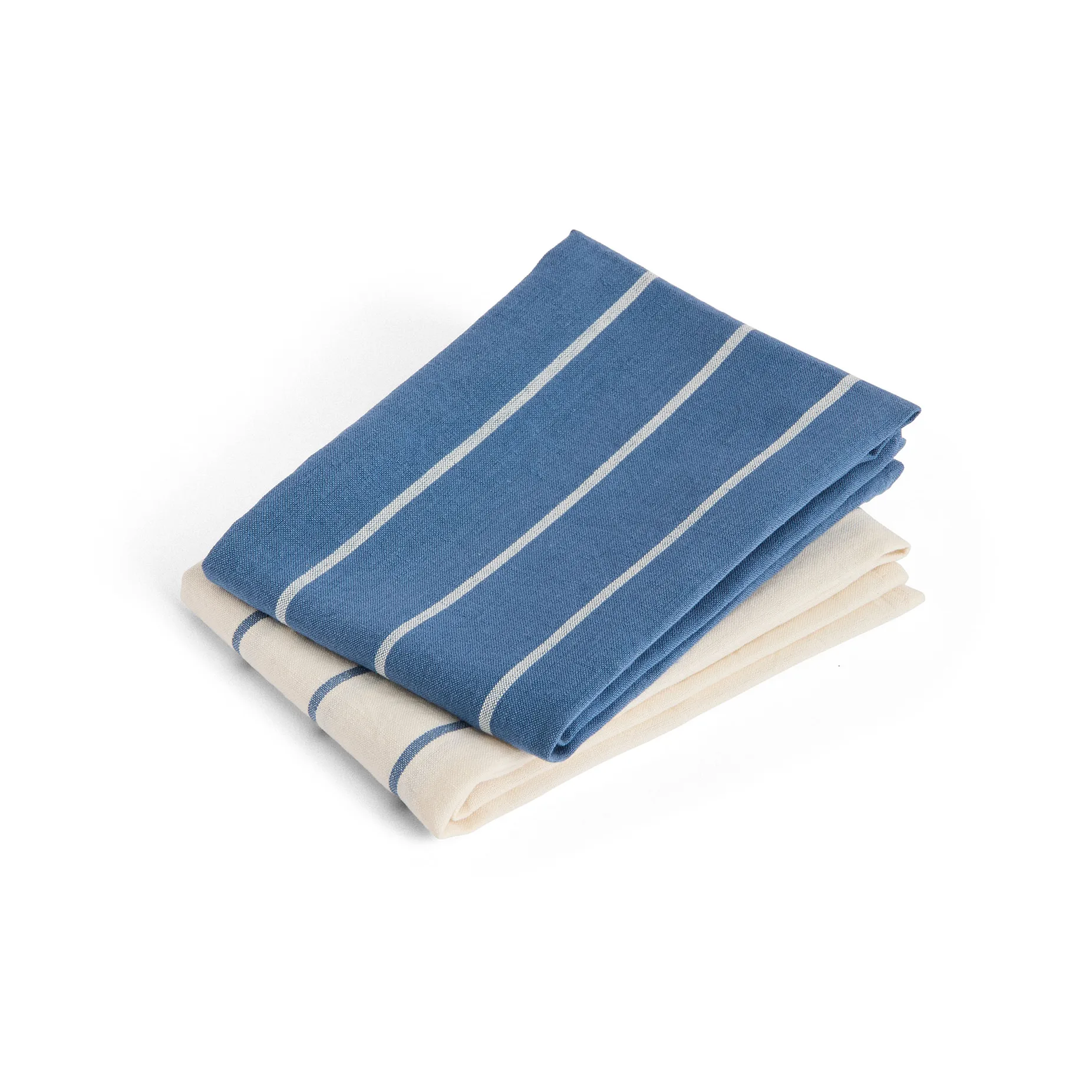Outdoor Market keittiöpyyhe, Blue-beige, 2-pack HAY