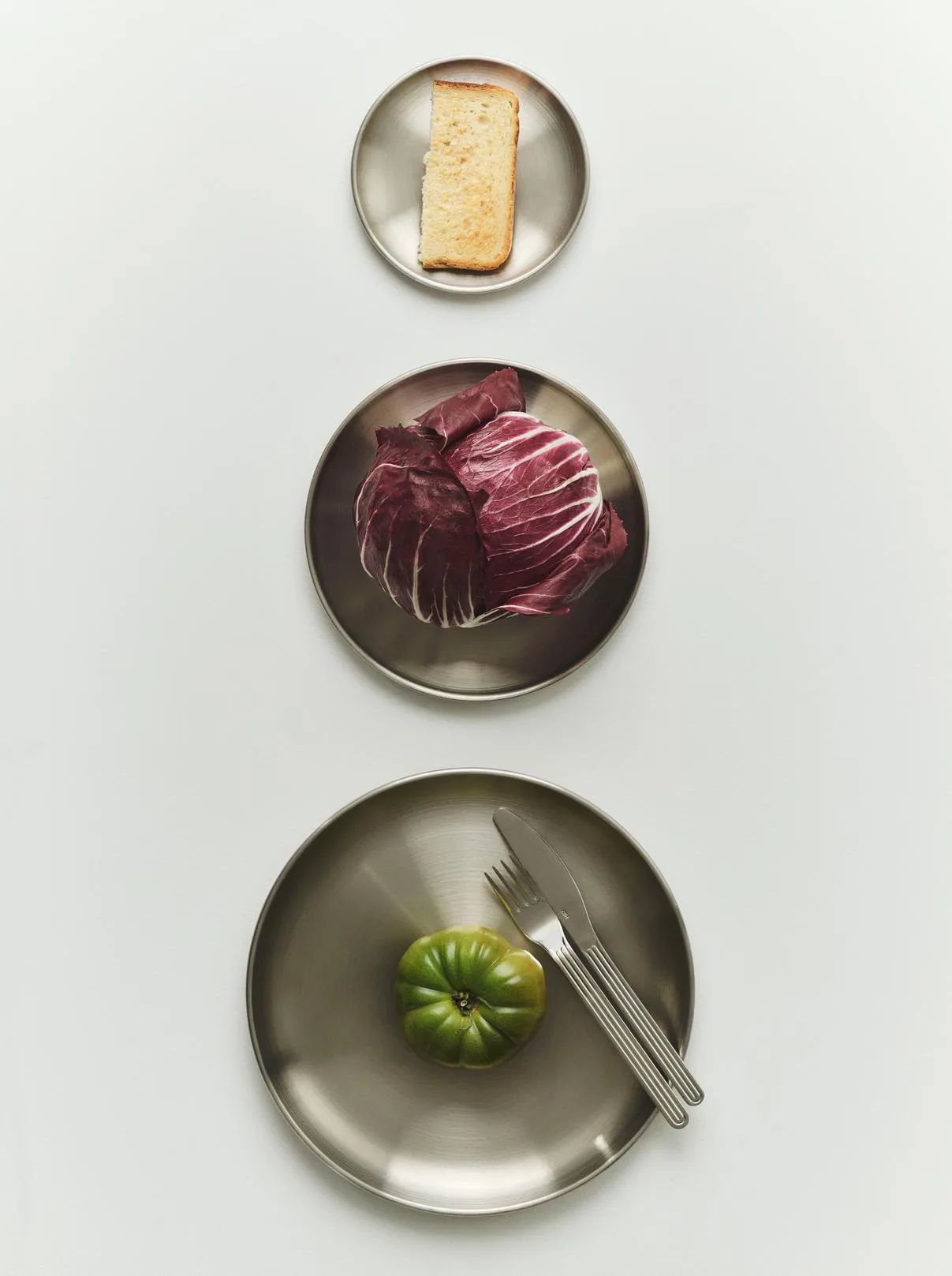 Outdoor Market lautanen, Ruostumaton teräs, Ø13,5 cm, 2‑pakkaus HAY