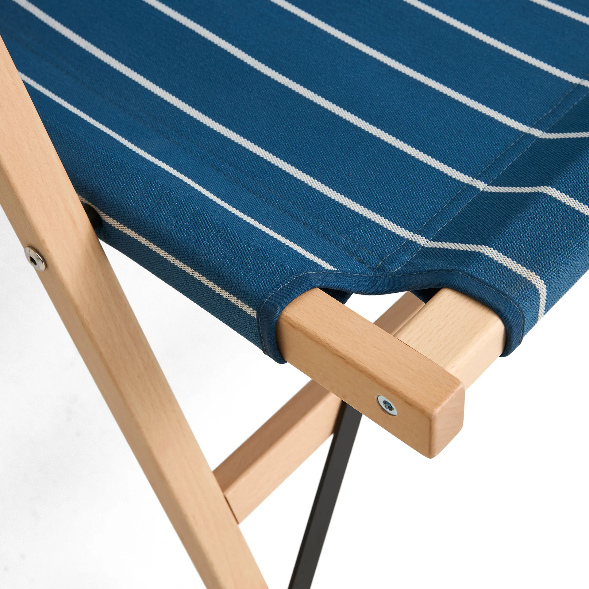 Outdoor Market taitettava sohva, Blue-beige, 2-istuttava HAY