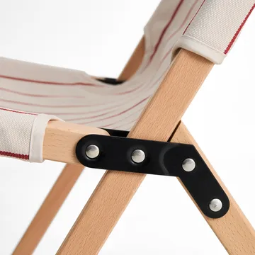 Outdoor Market taitettava tuoli - Beige-punainen - HAY