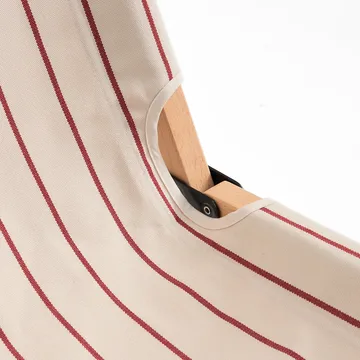 Outdoor Market taitettava tuoli - Beige-punainen - HAY