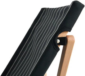 Outdoor Market taitettava tuoli - Musta-beige - HAY