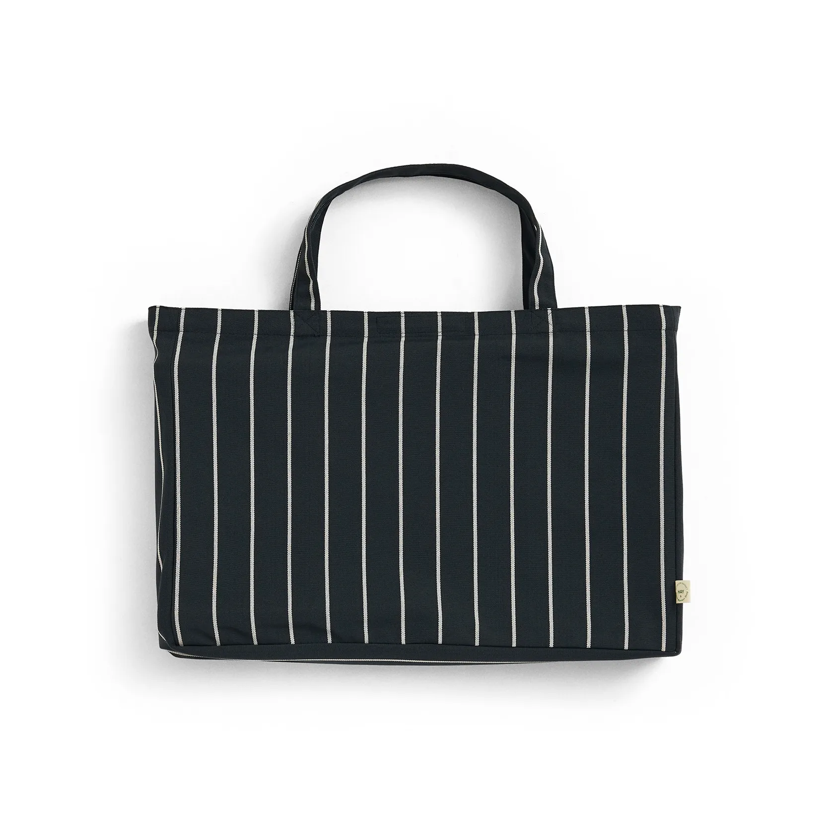 Outdoor Market taitettava tuoli, Musta-beige HAY