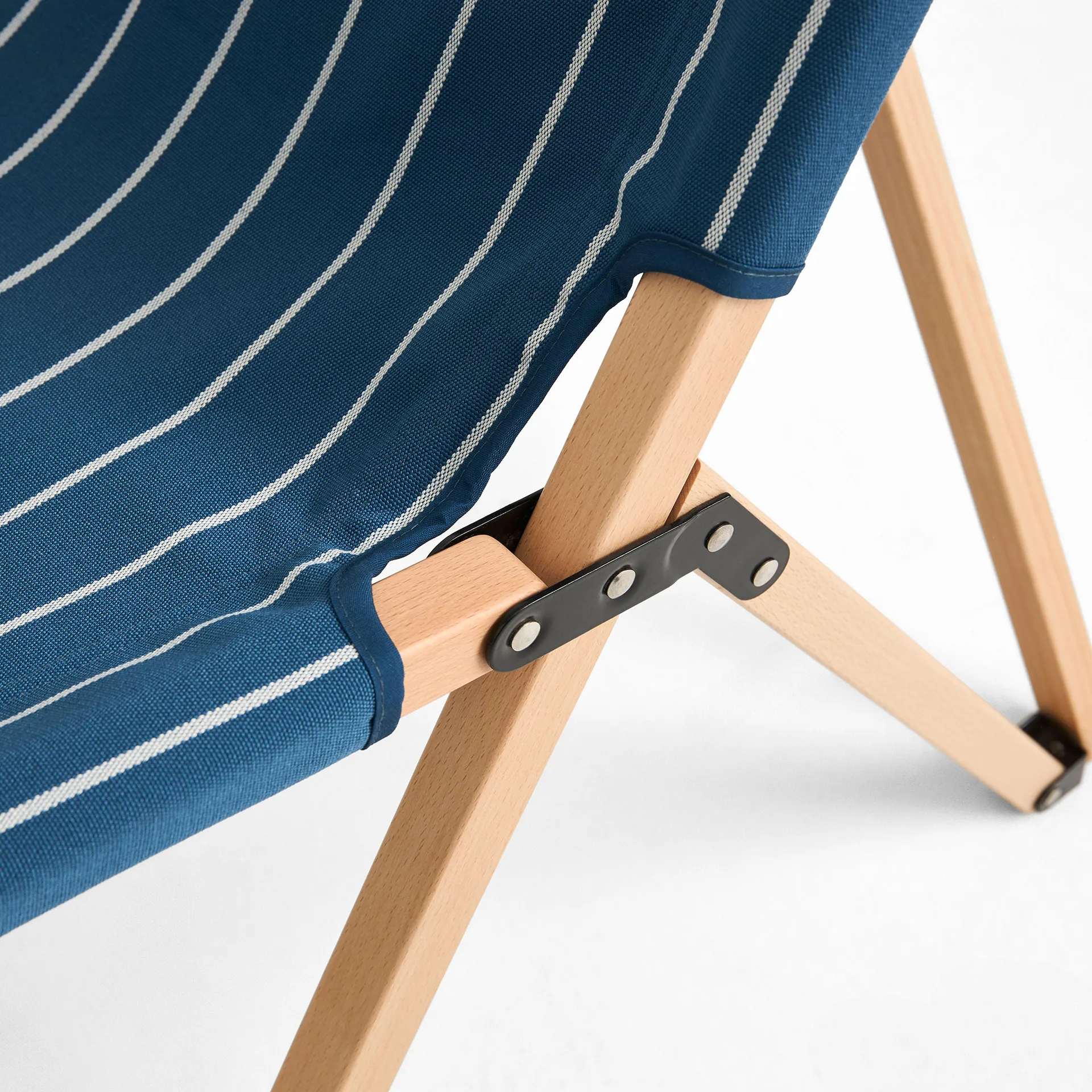 Outdoor Market taitettava tuoli, Sininen-beige HAY