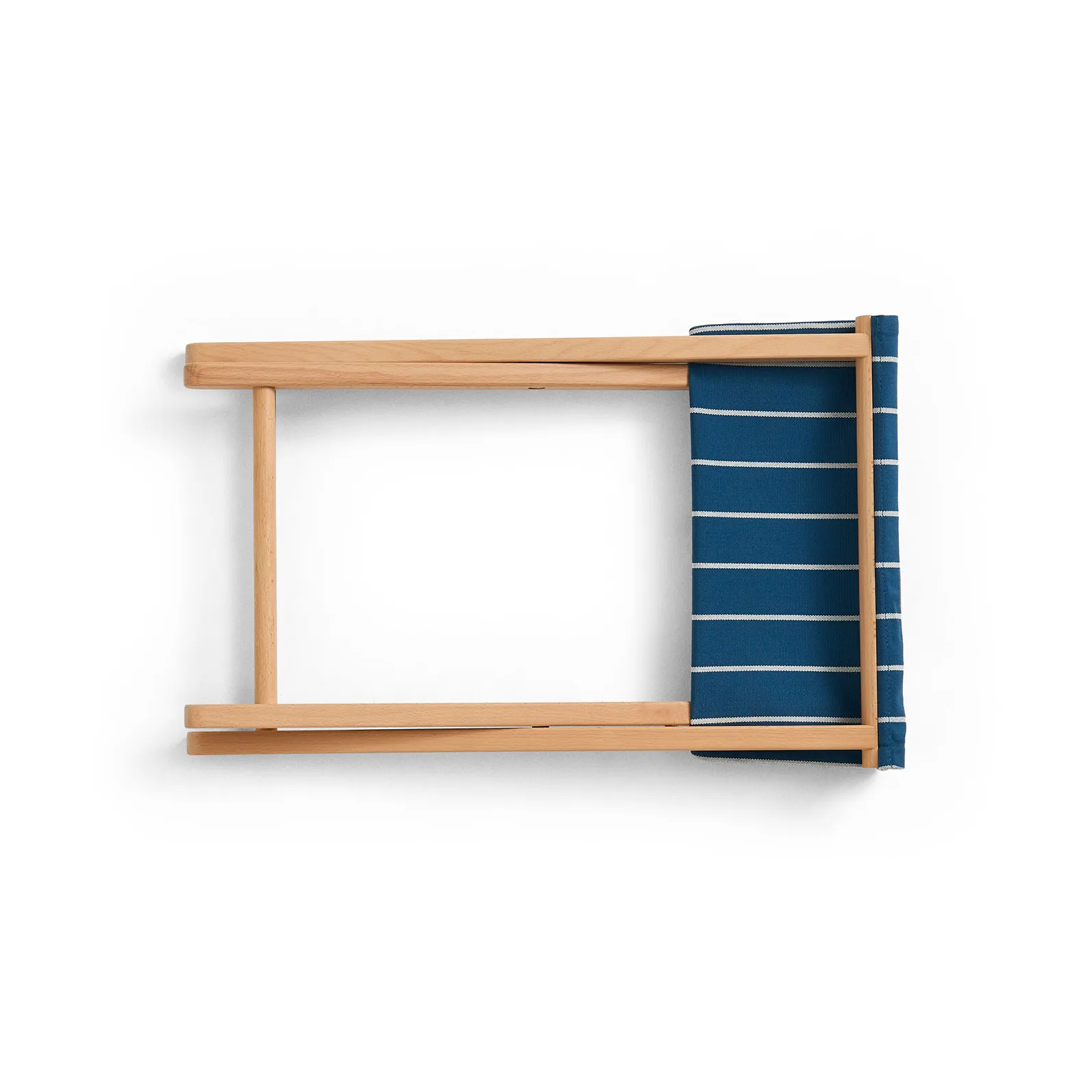 Outdoor Market taitettava tuoli, Sininen-beige HAY