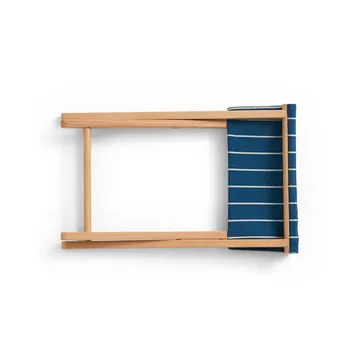 Outdoor Market taitettava tuoli - Sininen-beige - HAY