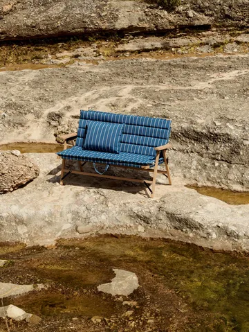 Outdoor Market tyyny - Blue-beige, 45x35 cm - HAY