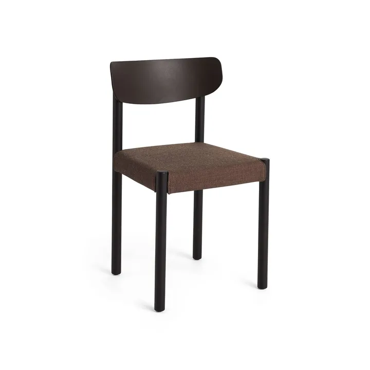 Pack Chair 11 tuoli - Iron black tammi-graphite brown-Remix 356 - HAY
