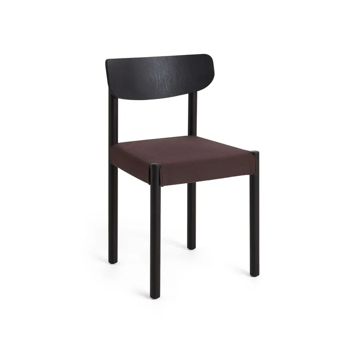 Pack Chair 11 tuoli - Iron black tammi-Steelcut 695 - HAY