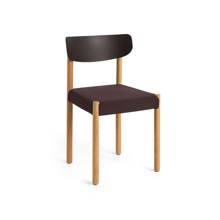 Pack Chair 11 tuoli - Öljytty tammi-graphite brown-Steelcut 695 - HAY
