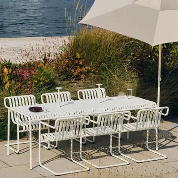 Palissade Cantilever Dining käsinojatuoli - Kermanvalkoinen - HAY